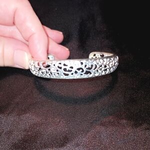 Vintage Sterling Silver Women's Cuff Bracelet